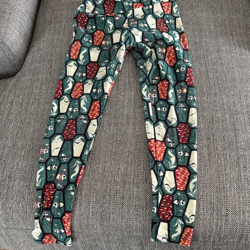 LuLaRoe Multicolor coffin NBC Patterned Leggings